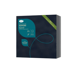 DUNI serwetka D-soft Bio 40x40 Czarna A360