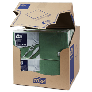 TORK serwetka lunchowa 33X33 2W A10 zielona