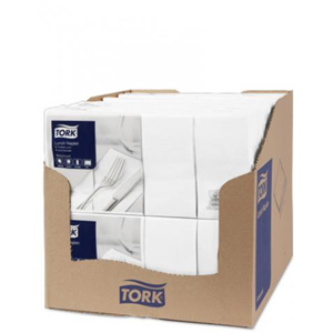 TORK serwetka lunchowa 33x33 2W 1/8 A10 biała