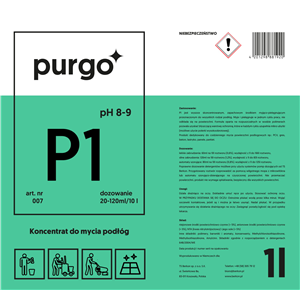 Purgo P1 - mycie i pielęgnacja podłóg 1l