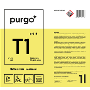 Purgo T1 - koncentrat odtłuszczacz 1l